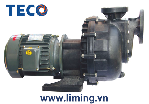 Bơm hóa chất USP 5.5 HP mô tơ TECO